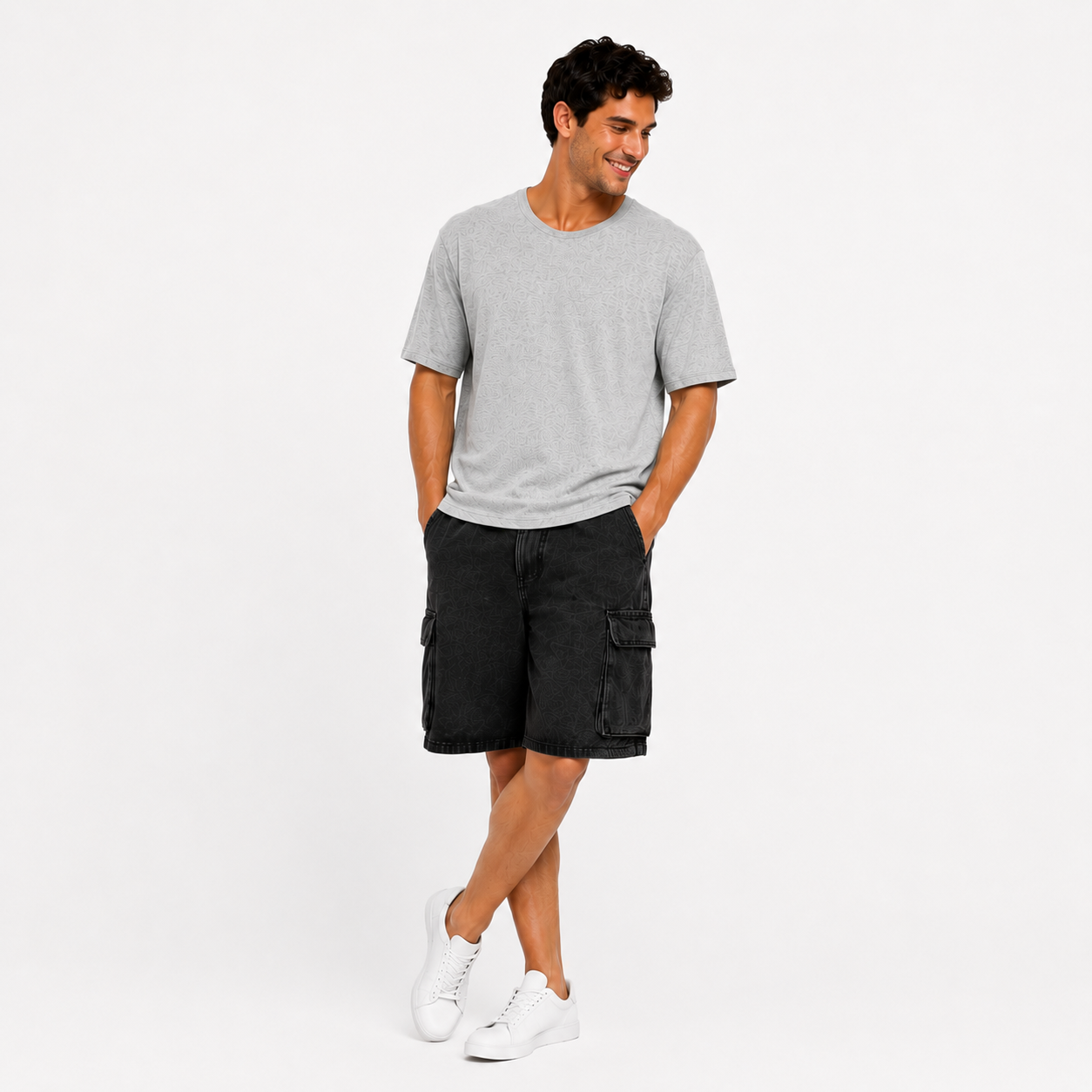 Short Cargo Urban Denim